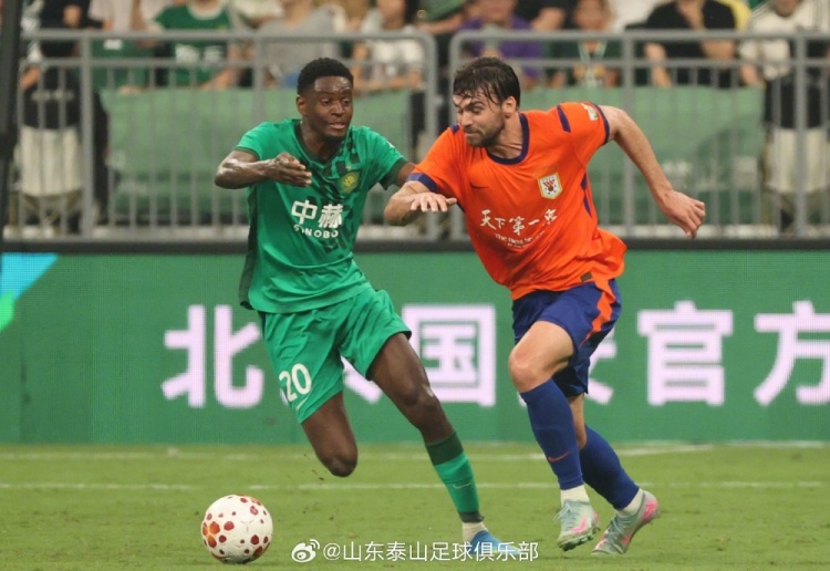 十人泰山客场0-2不敌国安,拼满90分钟仍难破门 十人泰山客场0-2不敌国安,拼满90分钟仍难破门